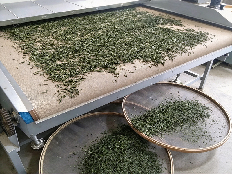茶叶微波杀青烘干用食品级PTFE网格输送带